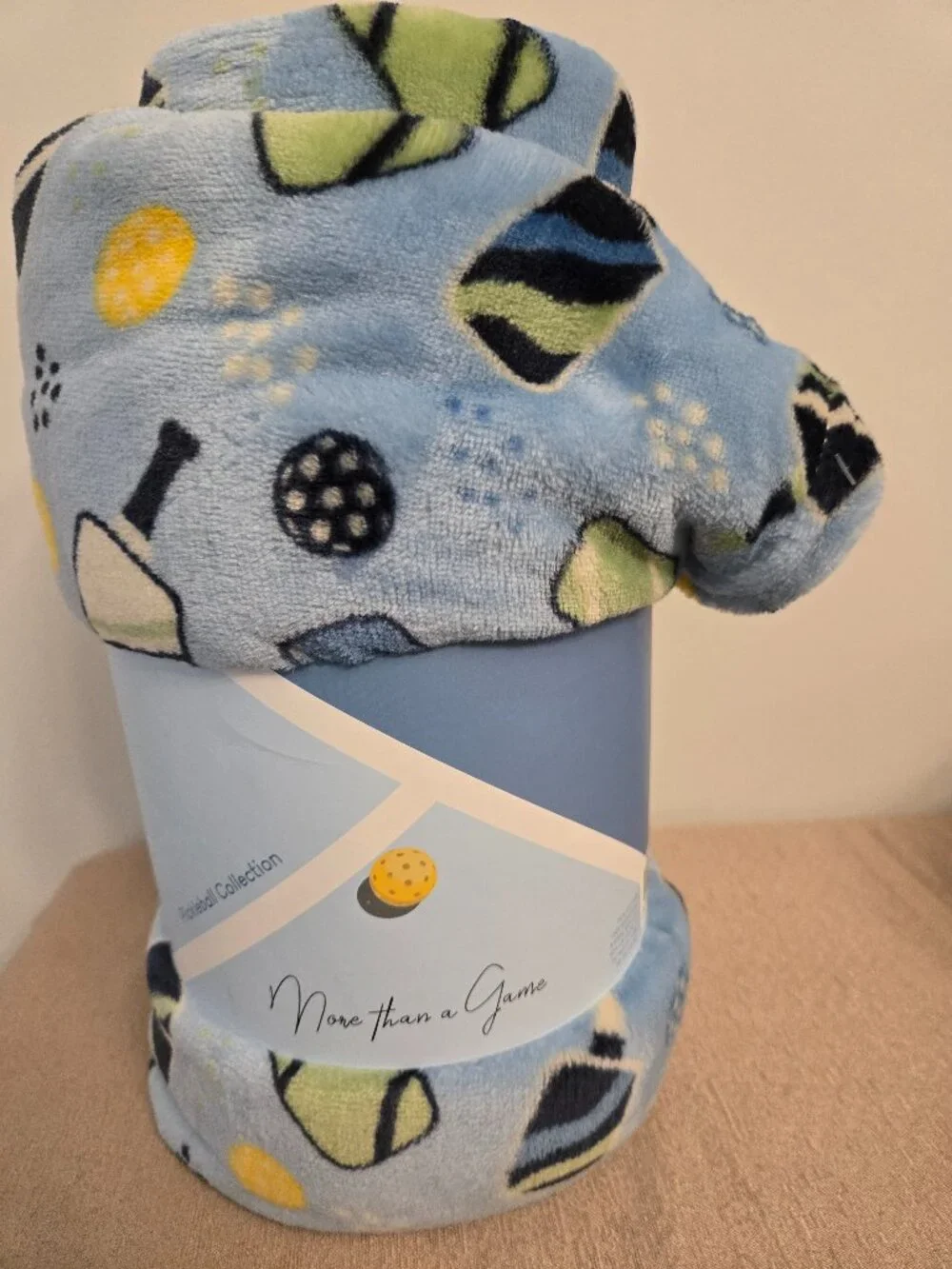 Pickleball Plush Throw Blanket 50